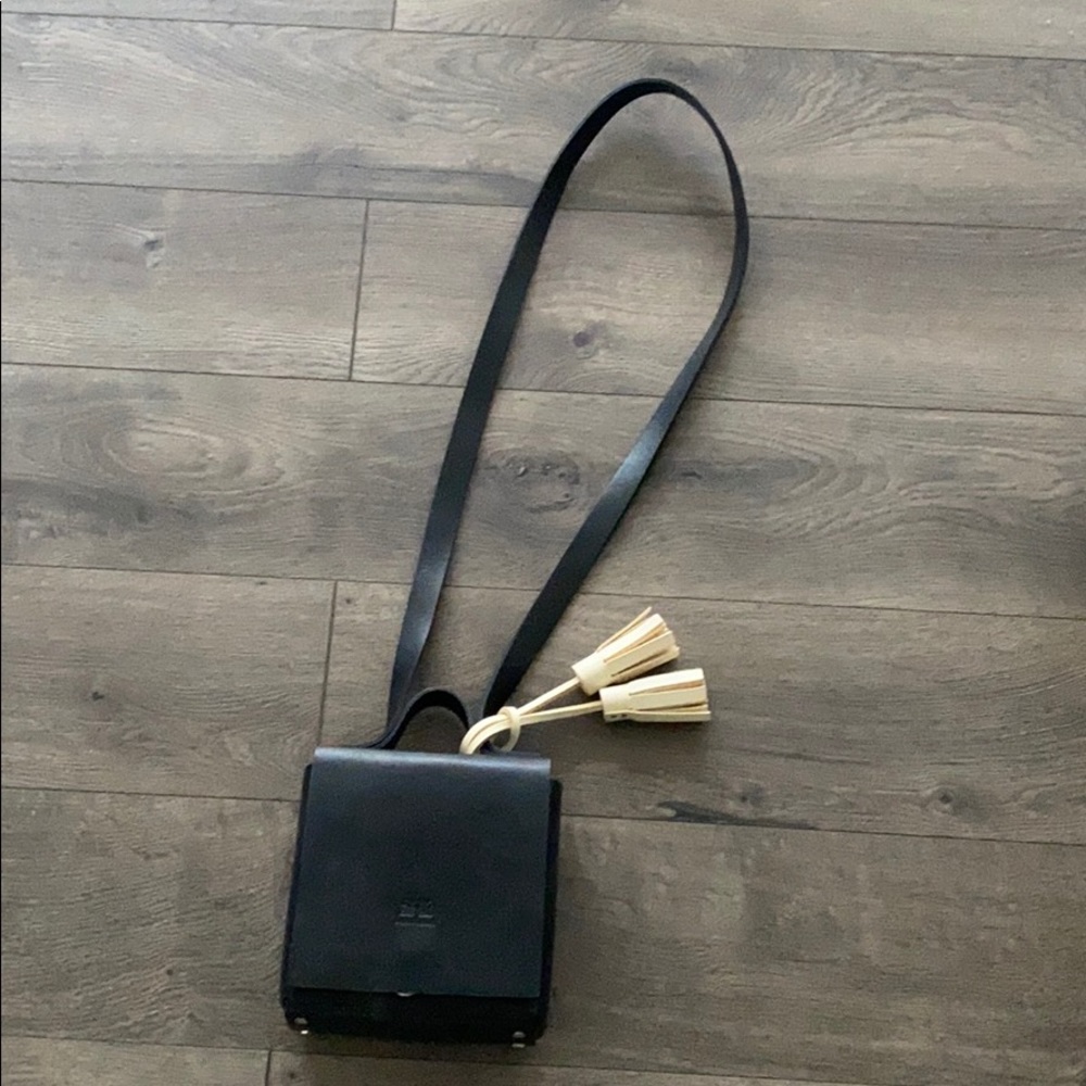 less bore mecano no 3 bag in black and cream